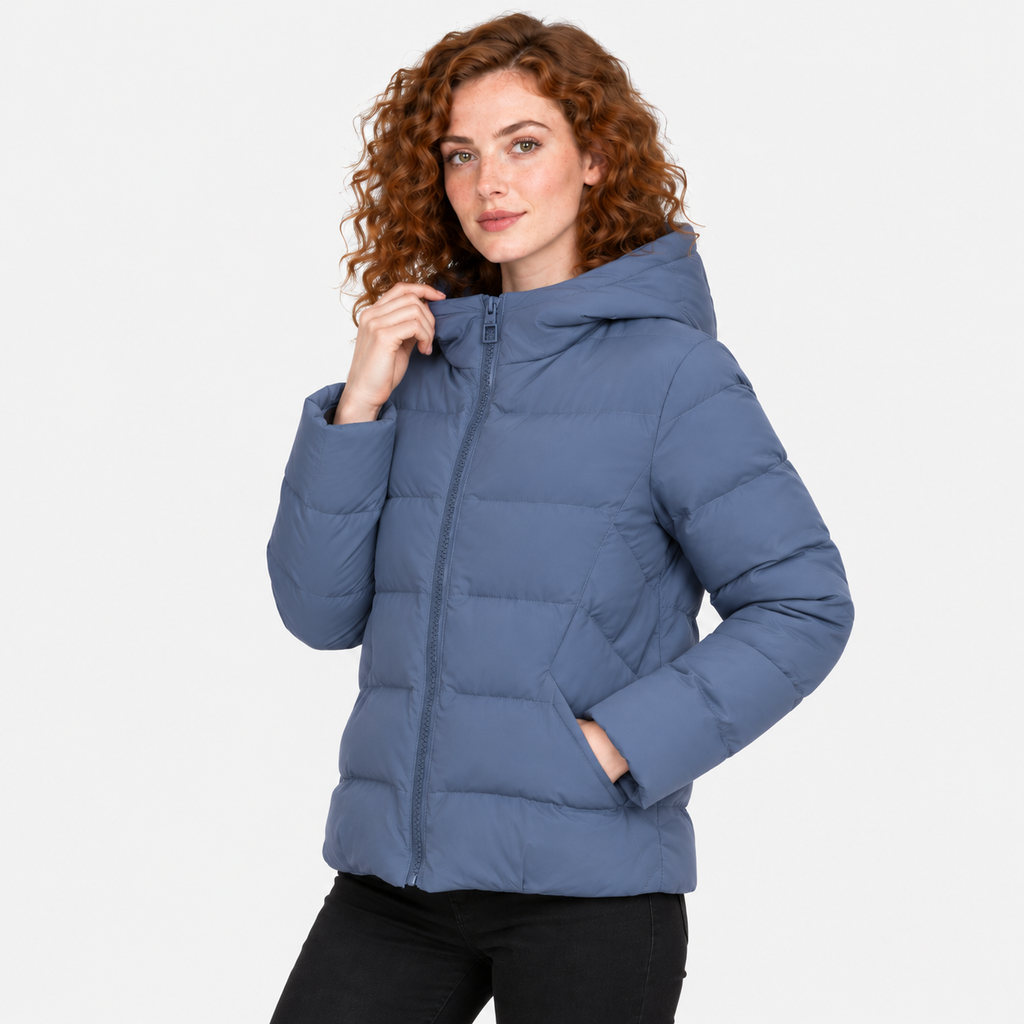 NAJAS | Women’s Short Cotton Coat Loose Fit Korean Style Outerwear