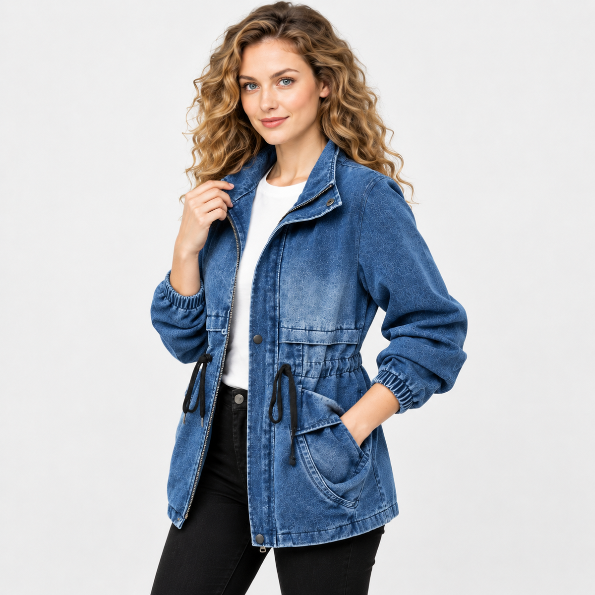 NAJAS | Women’s Leather Jacket Goat Skin Urban Style Casual Outerwear
