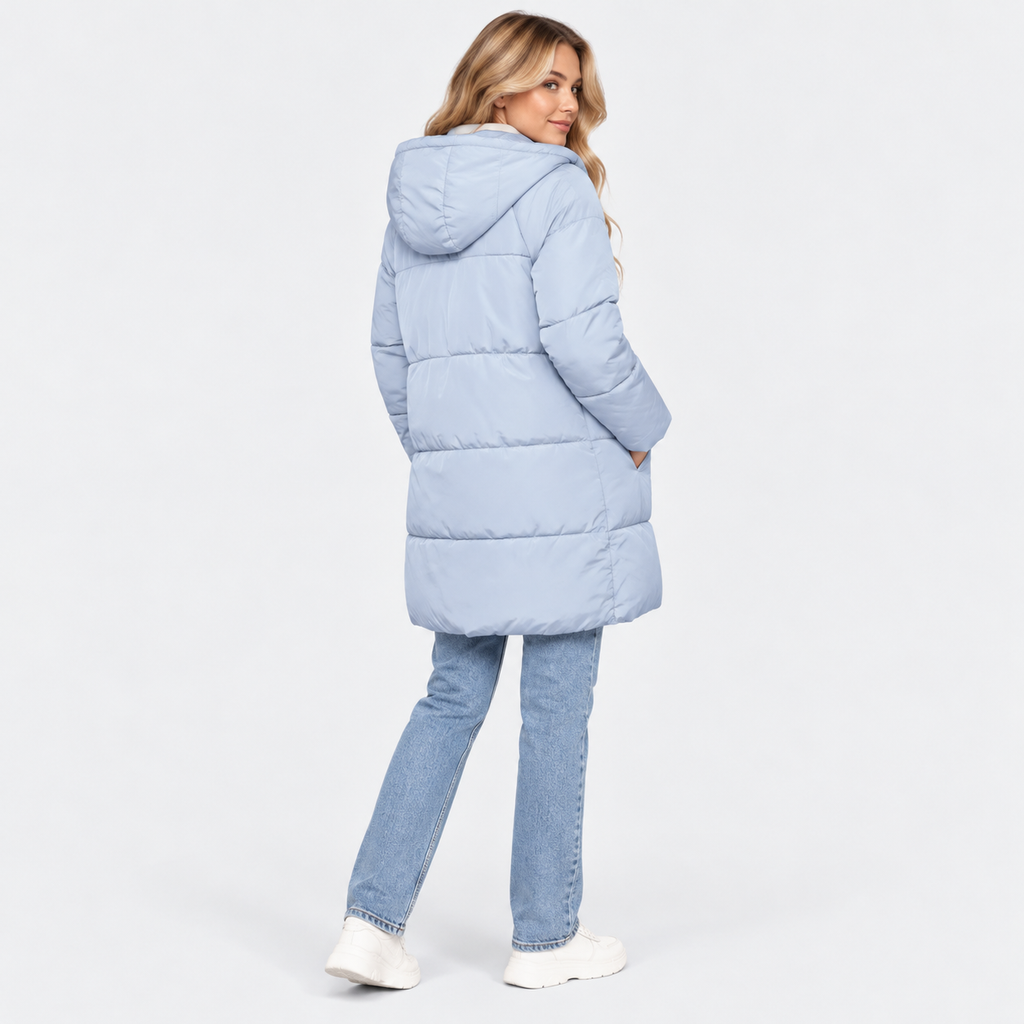 NAJAS | Women's Hooded Puffer Jacket with Regular Fit and Pockets