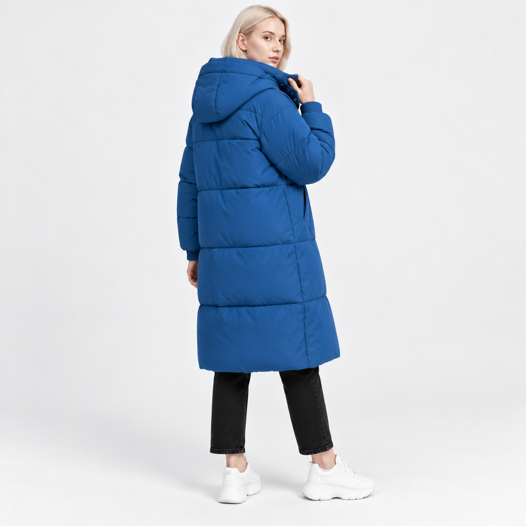 NAJAS | Women’s Loose Fit Puffer Coat Raglan Sleeve Casual Outerwear