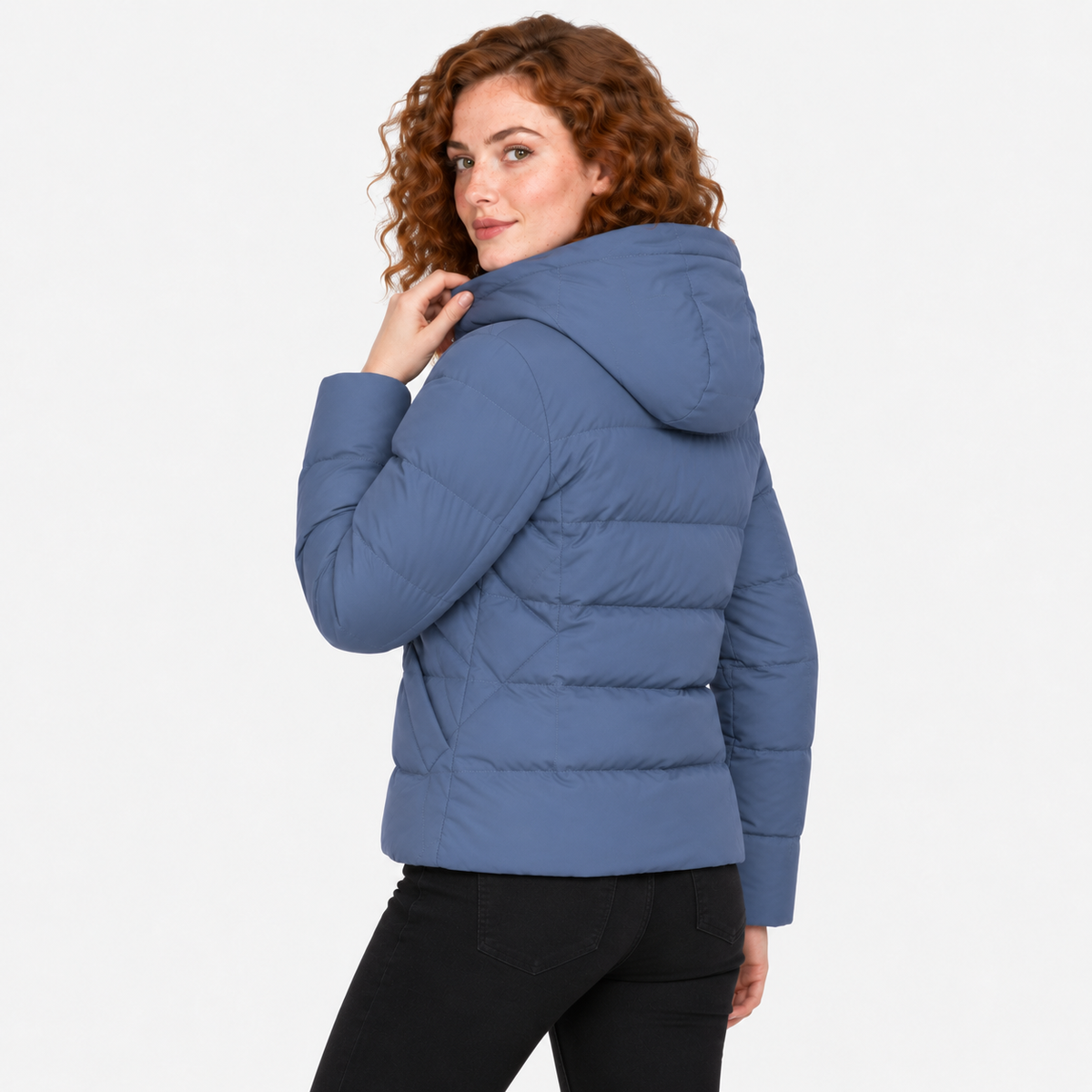 NAJAS | Women’s Short Cotton Coat Loose Fit Korean Style Outerwear