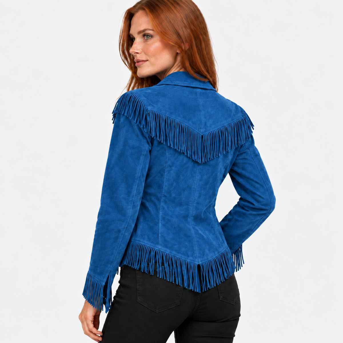 NAJAS | Women’s Vintage Tassel Jacket Slim Fit Fashion Coat