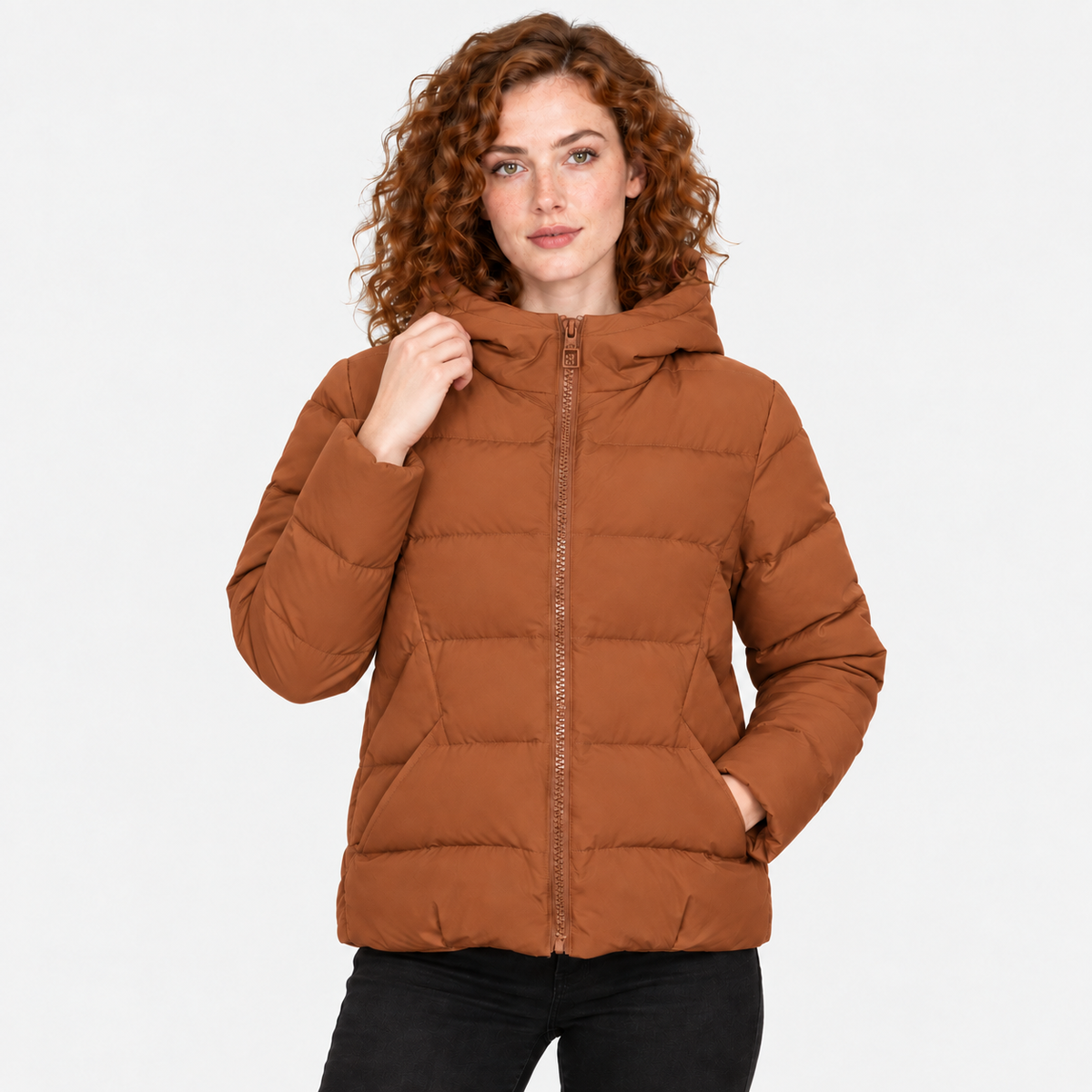 NAJAS | Women’s Short Cotton Coat Loose Fit Korean Style Outerwear