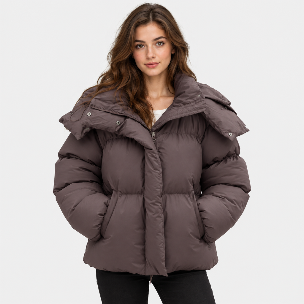 NAJAS | Women's Warm Hooded Puffer Jacket for Cold Weather