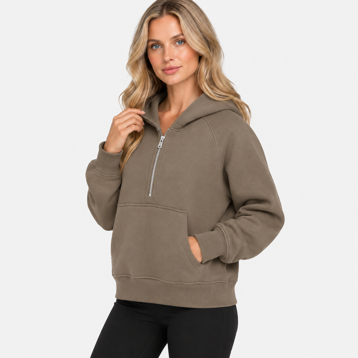 NAJAS | Men’s Hooded Sweater Warm Zip Pullover Casual Hoodie