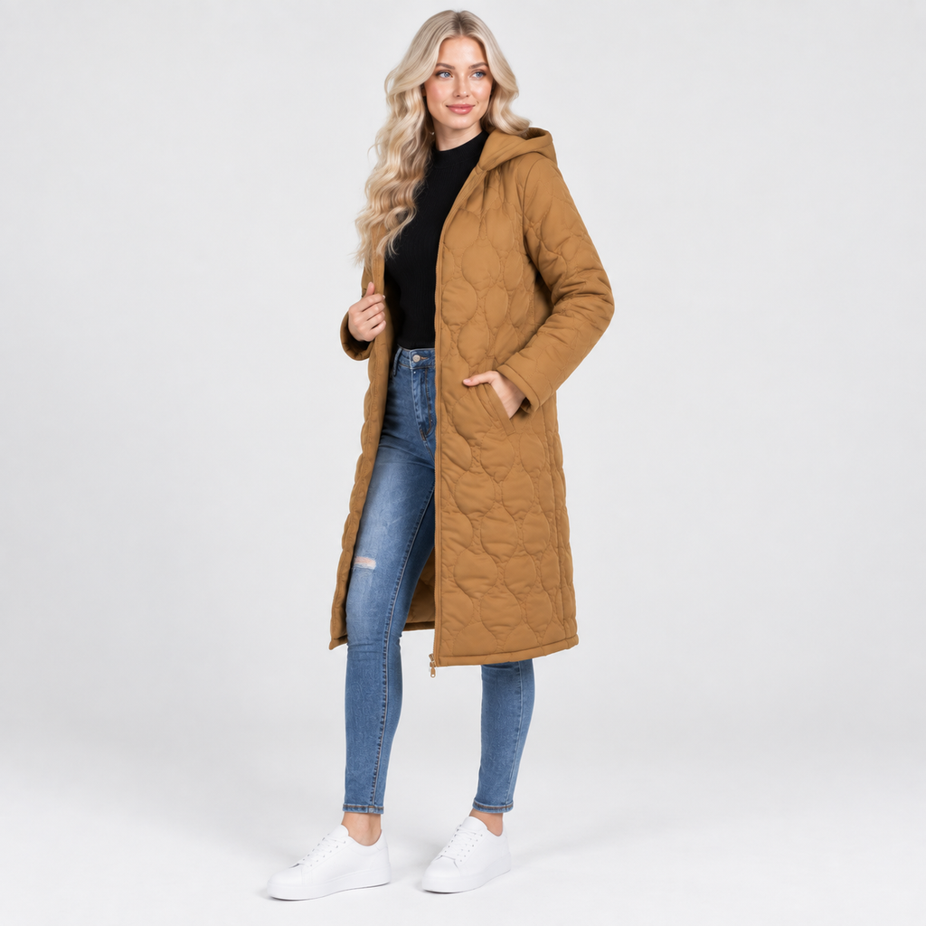 NAJAS | Women’s Padded Jacket Hooded Loose Fit Winter Outerwear