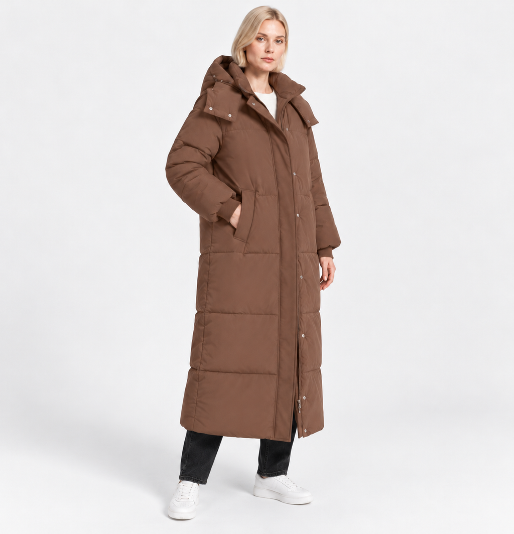 NAJAS | Women’s Loose Fit Puffer Coat Raglan Sleeve Casual Outerwear