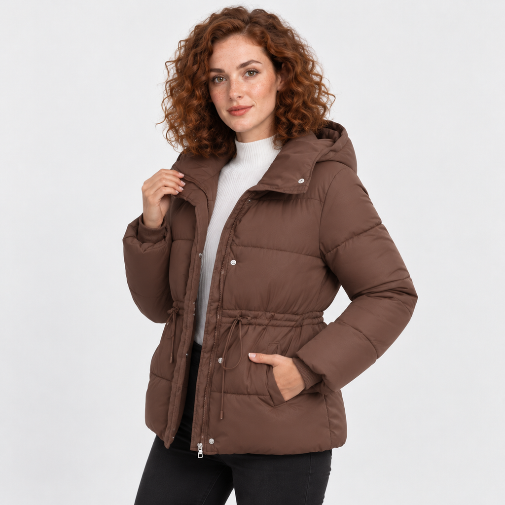 NAJAS | Women’s Cotton Padded Puffer Jacket Warm Winter Casual Coat