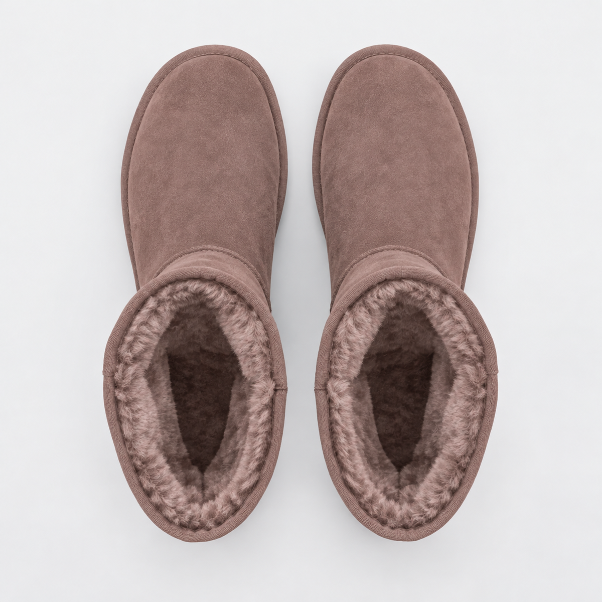 NAJAS | Women's Suede Knee High Winter Boots with Fleece Lining