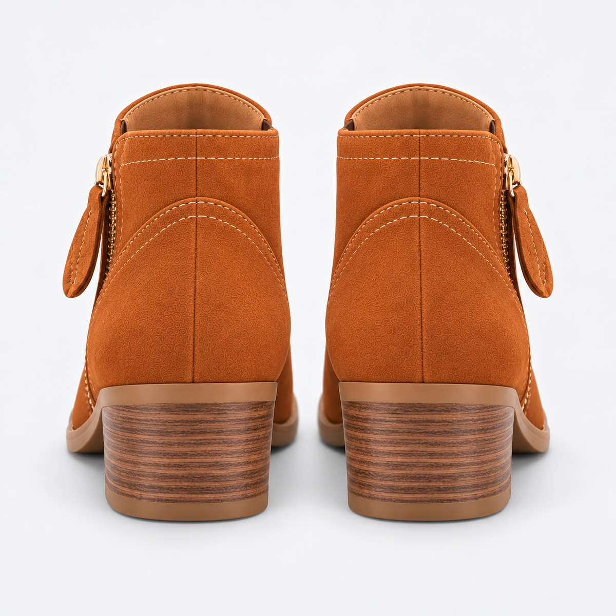NAJAS | Women’s Suede Ankle Boots Wedge Heel Warm Winter Fashion Boots