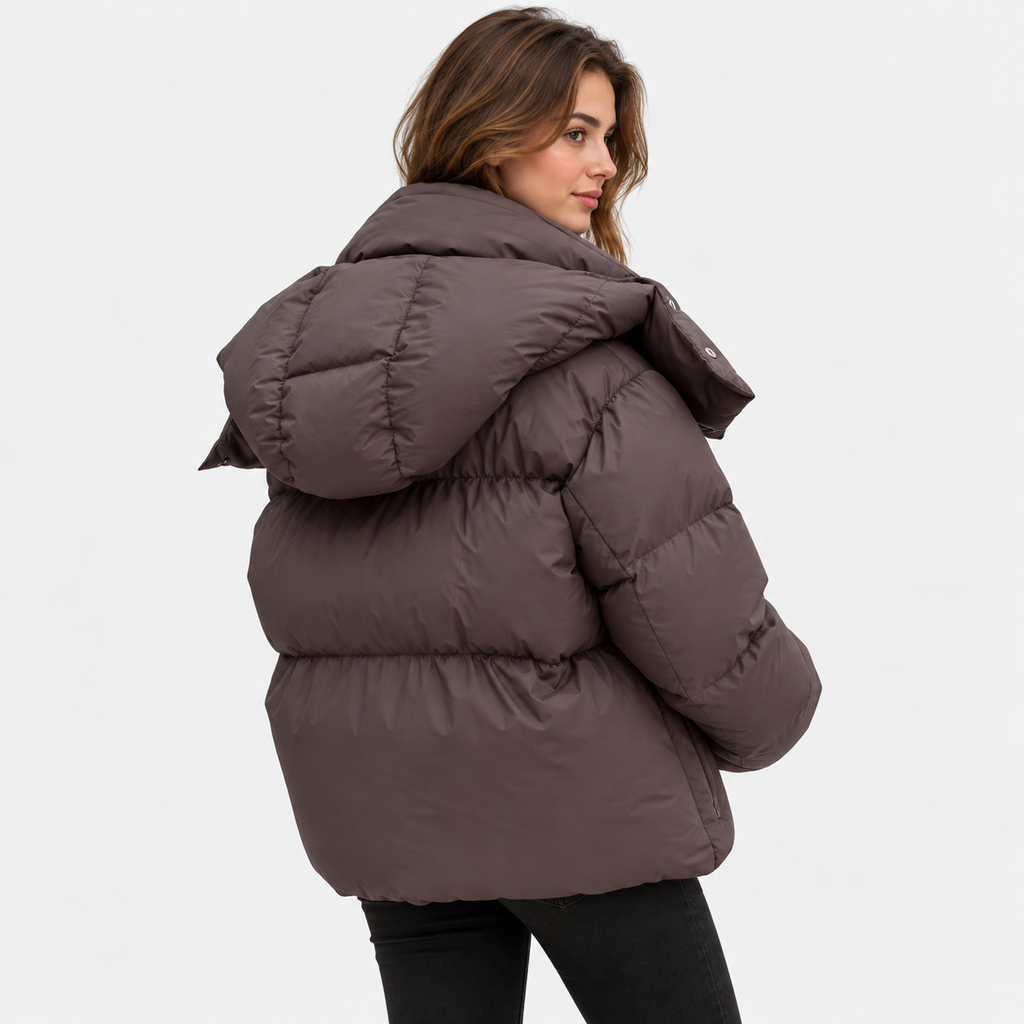 NAJAS | Women's Warm Hooded Puffer Jacket for Cold Weather