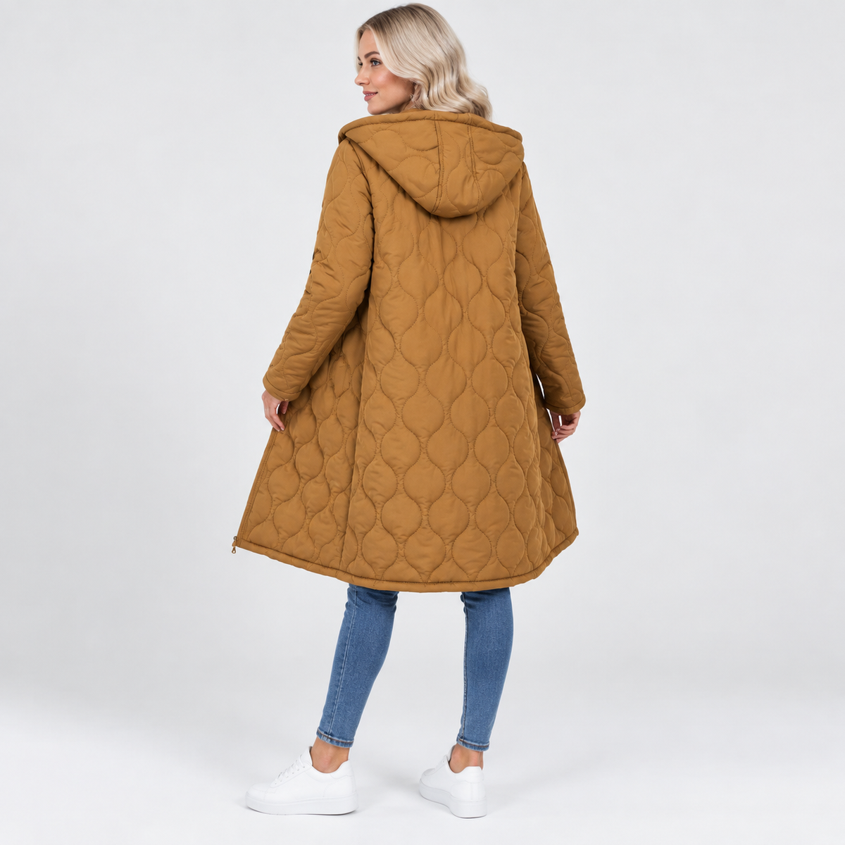 NAJAS | Women’s Padded Jacket Hooded Loose Fit Winter Outerwear