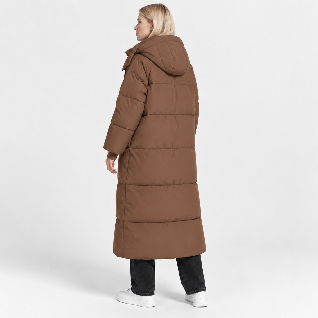 NAJAS | Women’s Loose Fit Puffer Coat Raglan Sleeve Casual Outerwear