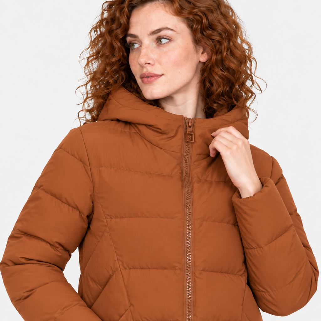 NAJAS | Women’s Short Cotton Coat Loose Fit Korean Style Outerwear