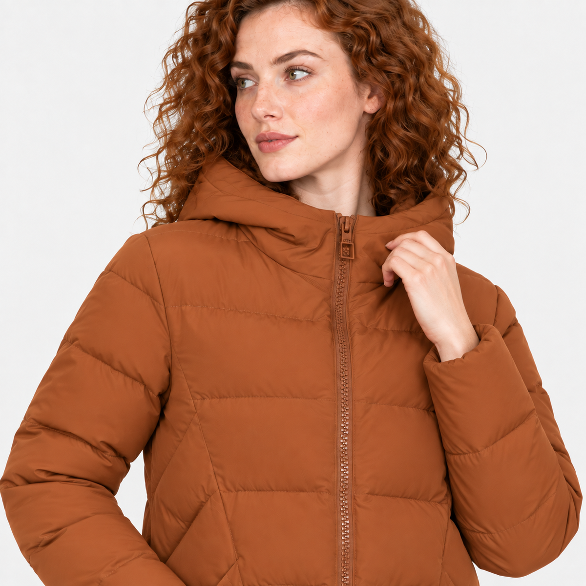 NAJAS | Women’s Short Cotton Coat Loose Fit Korean Style Outerwear