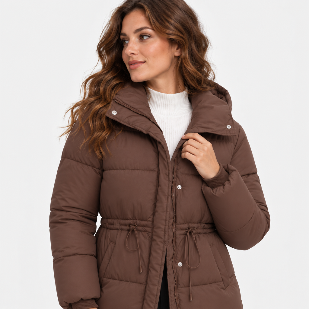 NAJAS | Women’s Cotton Padded Puffer Jacket Warm Winter Casual Coat