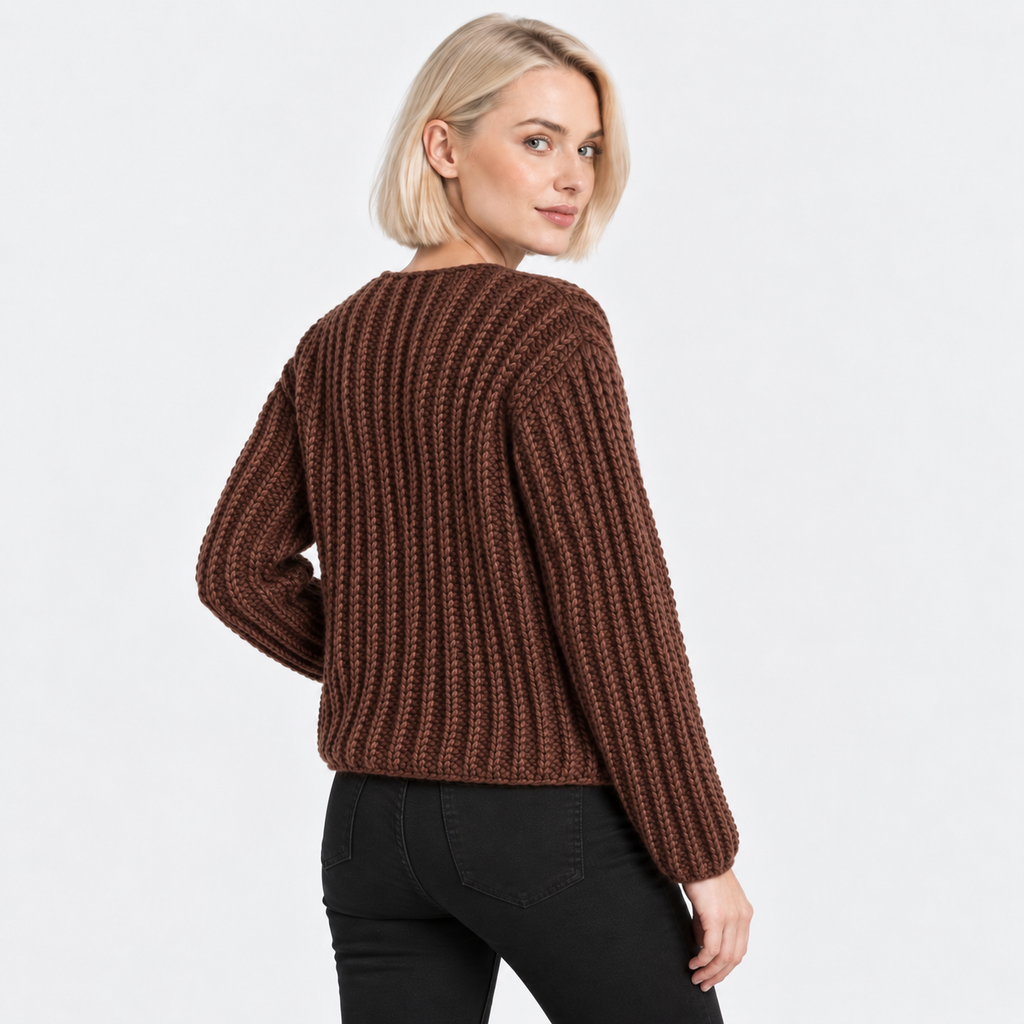 NAJAS | Women’s Single Breasted Coat Double Pocket Elegant Outerwear