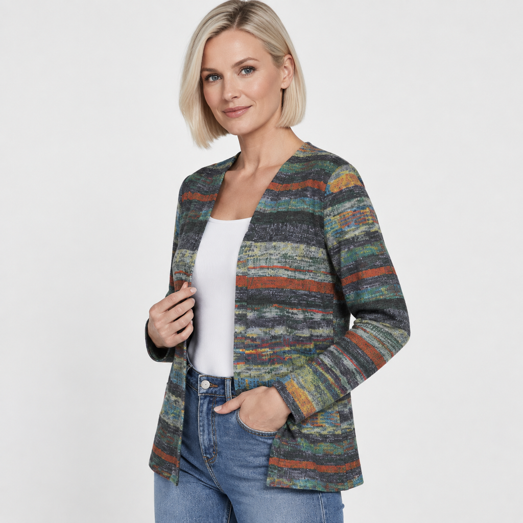 NAJAS | Women’s Long Sleeve Cardigan Knitwear Elegant Fall Layering Top