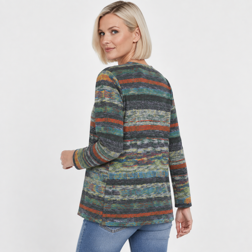 NAJAS | Women’s Long Sleeve Cardigan Knitwear Elegant Fall Layering Top