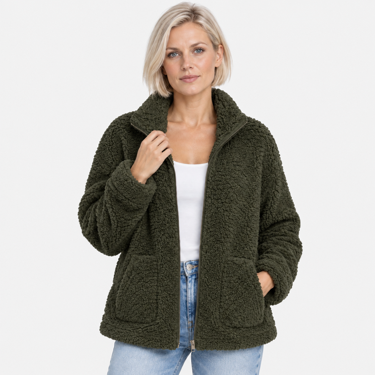 NAJAS | Women’s Fleece Lined Jacket Soft Cozy Fall Winter Coat