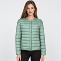 NAJAS | Women’s Down Jacket Lightweight Short Collarless Winter Coat