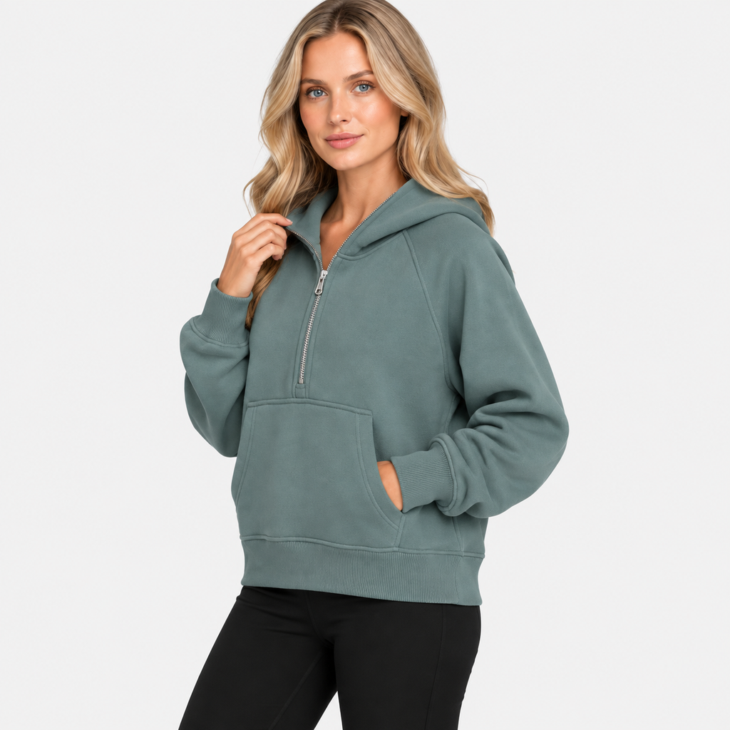 NAJAS | Men’s Hooded Sweater Warm Zip Pullover Casual Hoodie