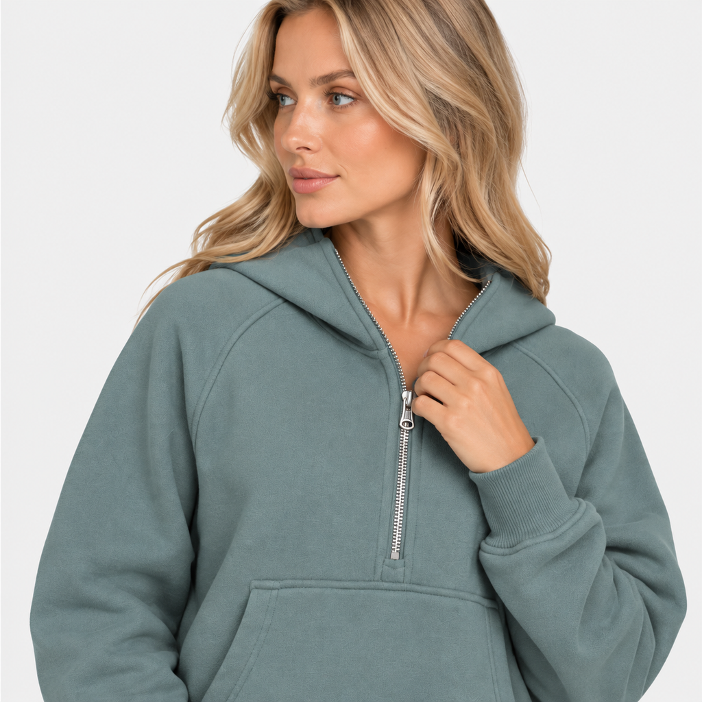 NAJAS | Men’s Hooded Sweater Warm Zip Pullover Casual Hoodie