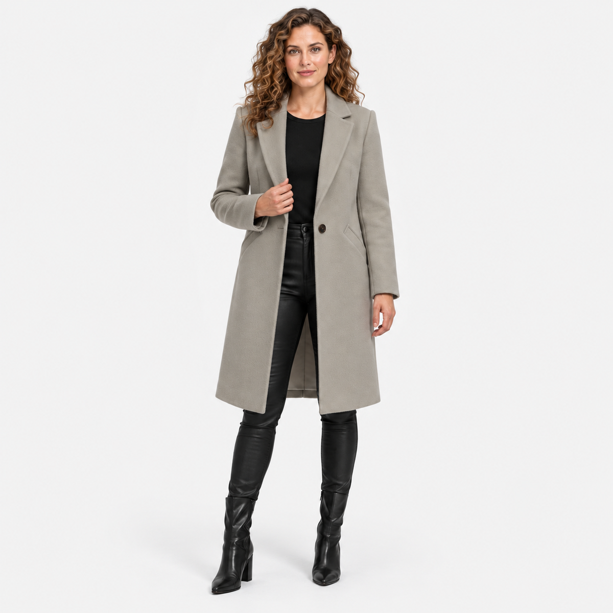 NAJAS | Women’s Oversized Winter Jacket Korean Bomber Warm Overcoat