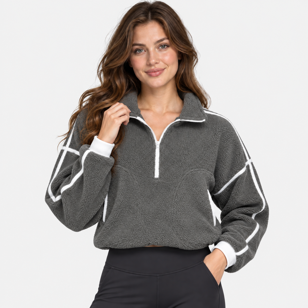 NAJAS | Women’s Fleece Jacket Warm Windproof Winter Outdoor Coat