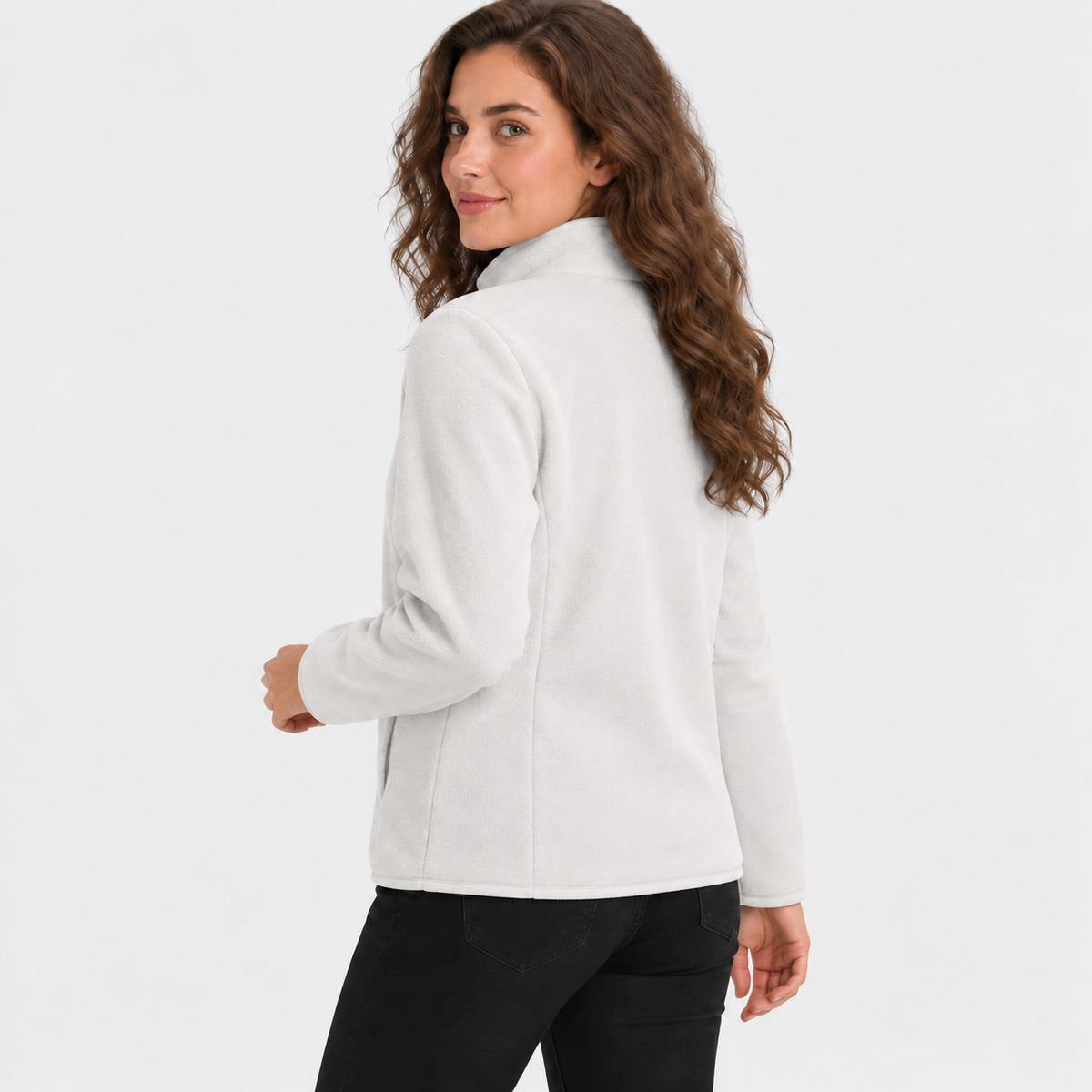 NAJAS | Women’s Fleece Jacket Double Layer Lined Warm Winter Outerwear