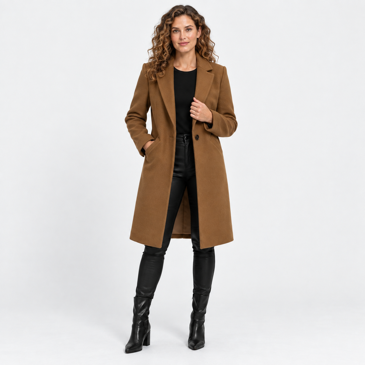NAJAS | Women’s Oversized Winter Jacket Korean Bomber Warm Overcoat