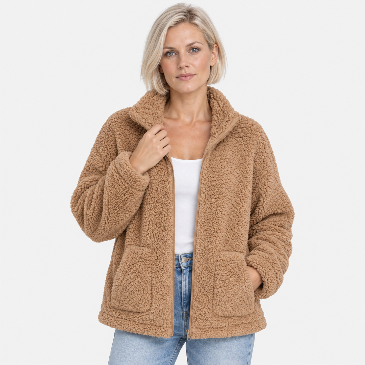 NAJAS | Women’s Fleece Lined Jacket Soft Cozy Fall Winter Coat