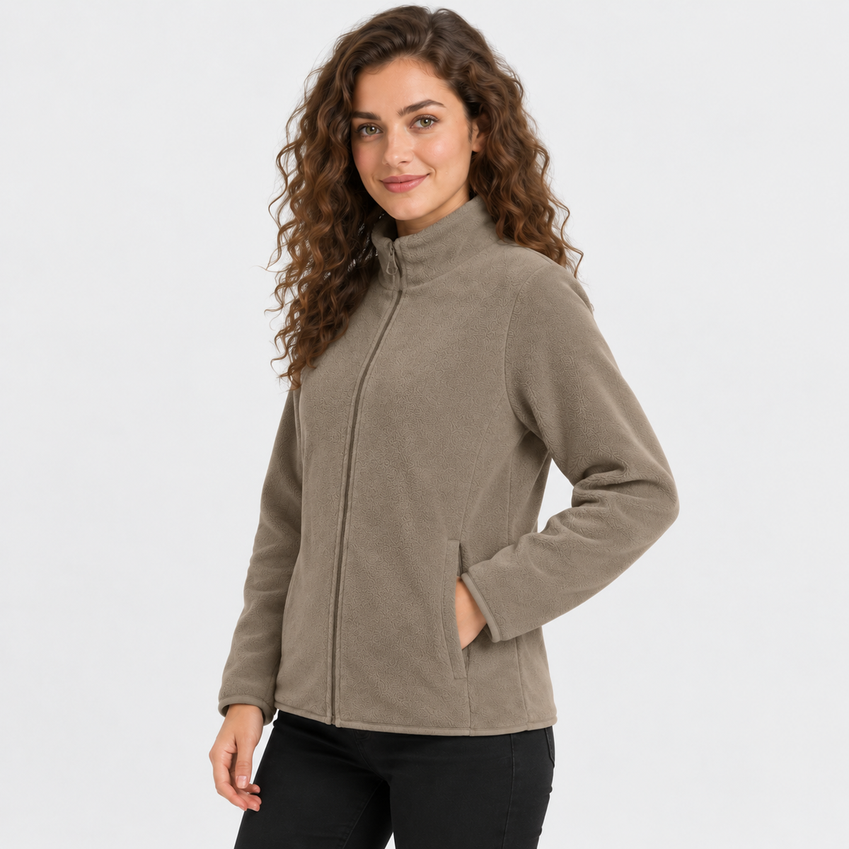 NAJAS | Women’s Fleece Jacket Double Layer Lined Warm Winter Outerwear