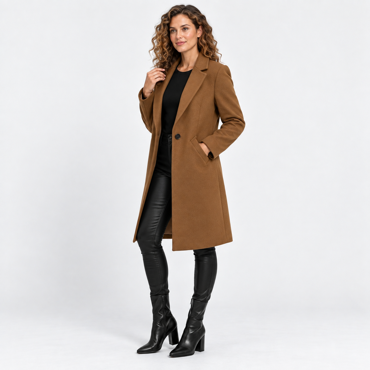NAJAS | Women’s Oversized Winter Jacket Korean Bomber Warm Overcoat