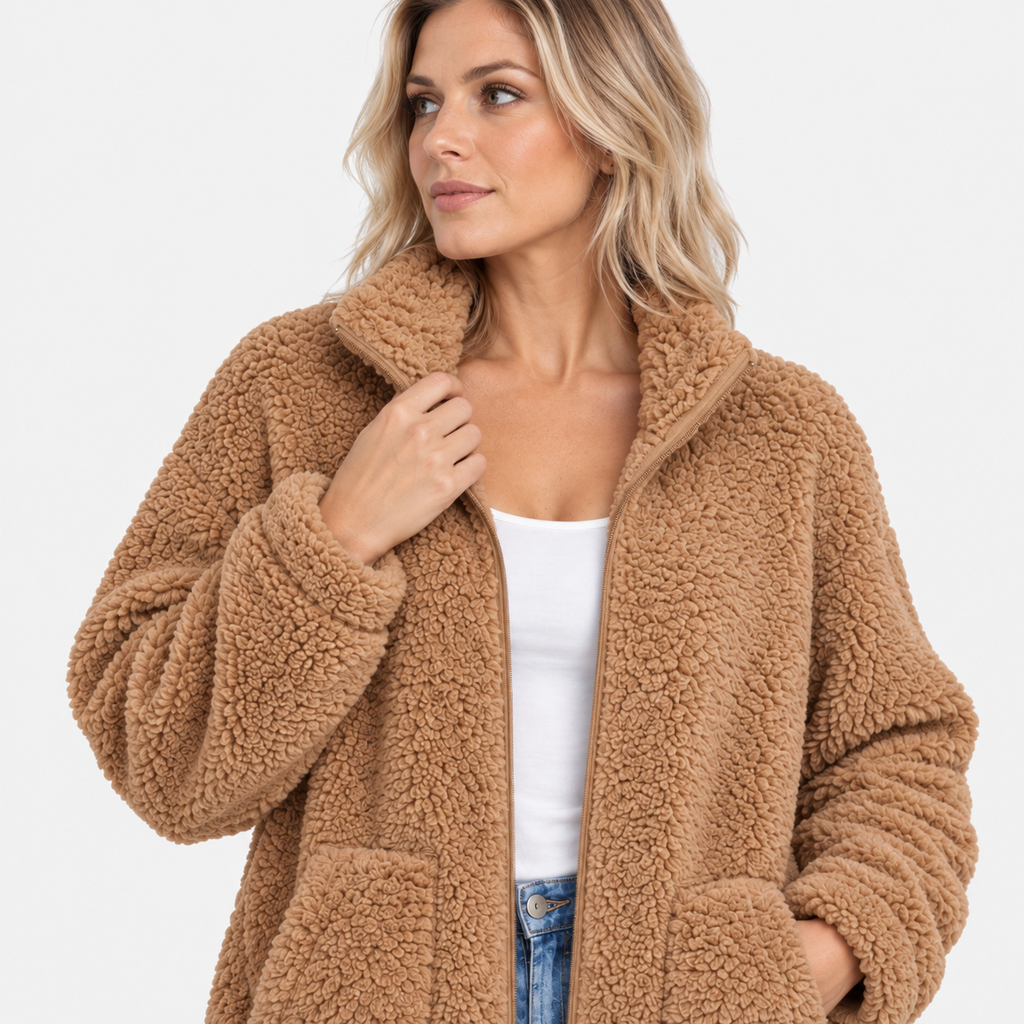 NAJAS | Women’s Fleece Lined Jacket Soft Cozy Fall Winter Coat