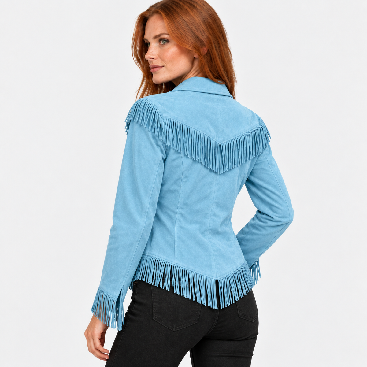 NAJAS | Women’s Vintage Tassel Jacket Slim Fit Fashion Coat
