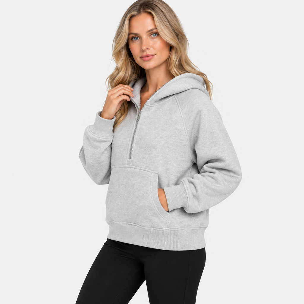 NAJAS | Men’s Hooded Sweater Warm Zip Pullover Casual Hoodie