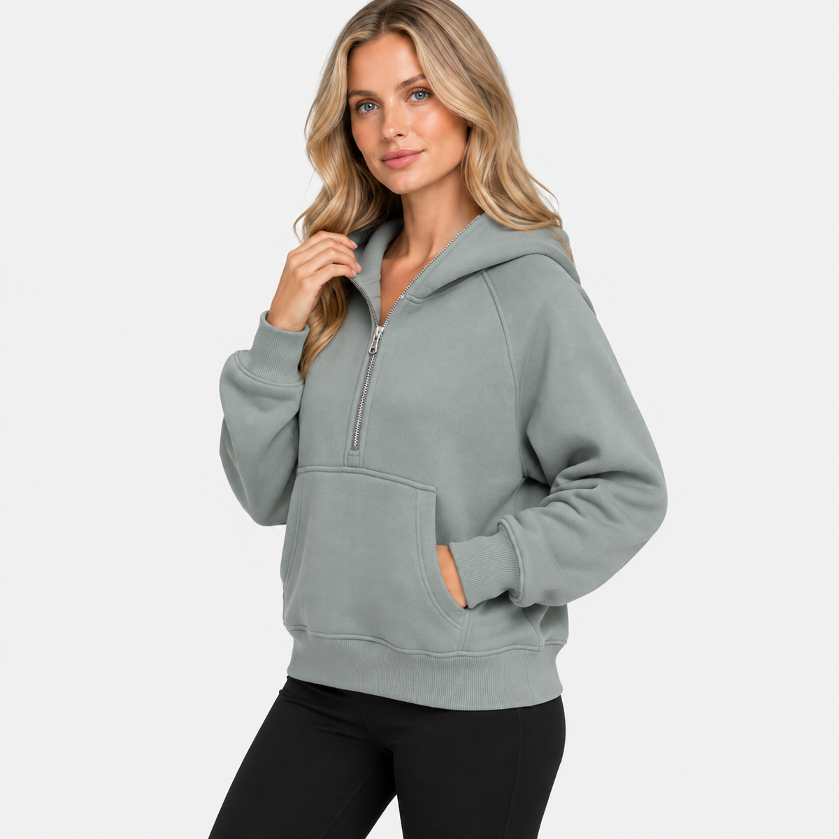 NAJAS | Men’s Hooded Sweater Warm Zip Pullover Casual Hoodie