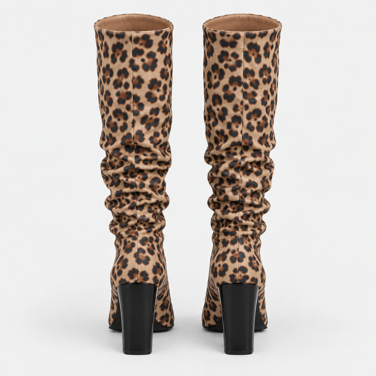 NAJAS | Women’s Over Knee Knight Boots PU Leather High Heel Platform