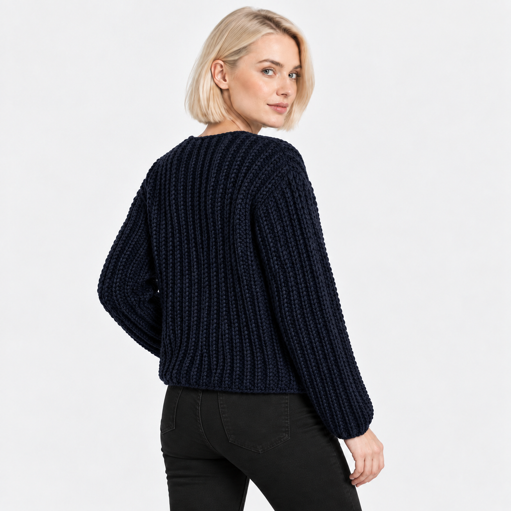 NAJAS | Women’s Single Breasted Coat Double Pocket Elegant Outerwear