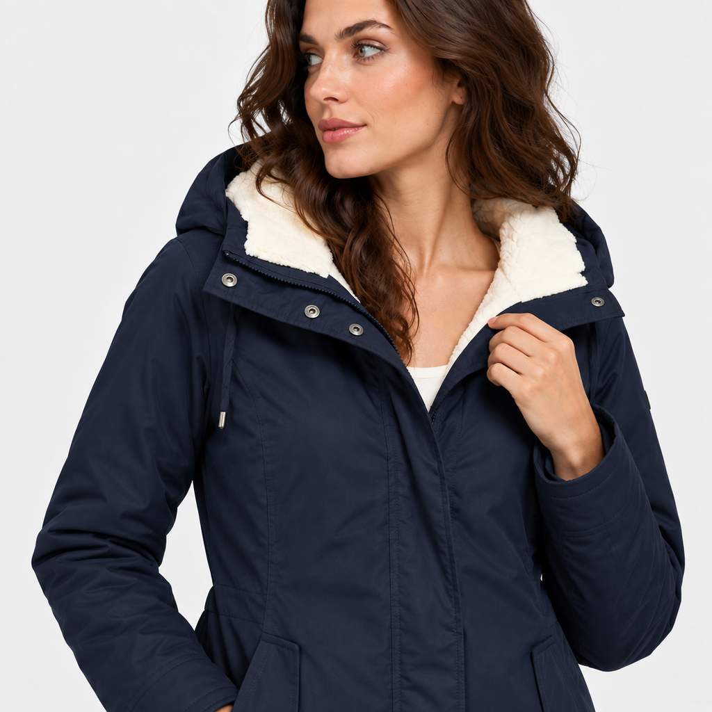 NAJAS | Women’s Fleece Lined Hooded Jacket Warm Winter Coat