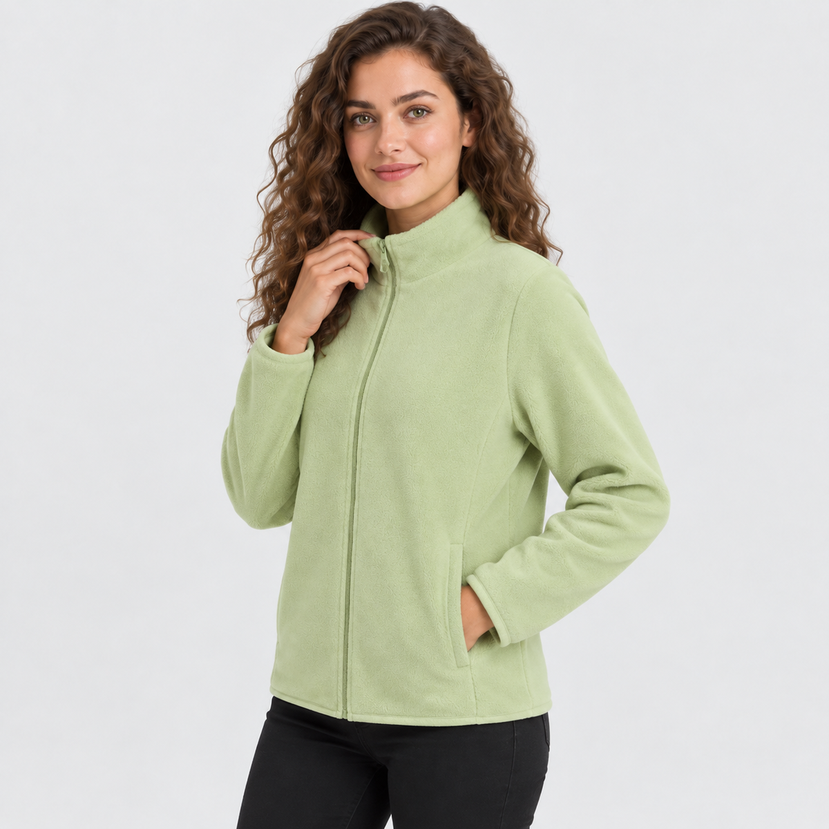 NAJAS | Women’s Fleece Jacket Double Layer Lined Warm Winter Outerwear