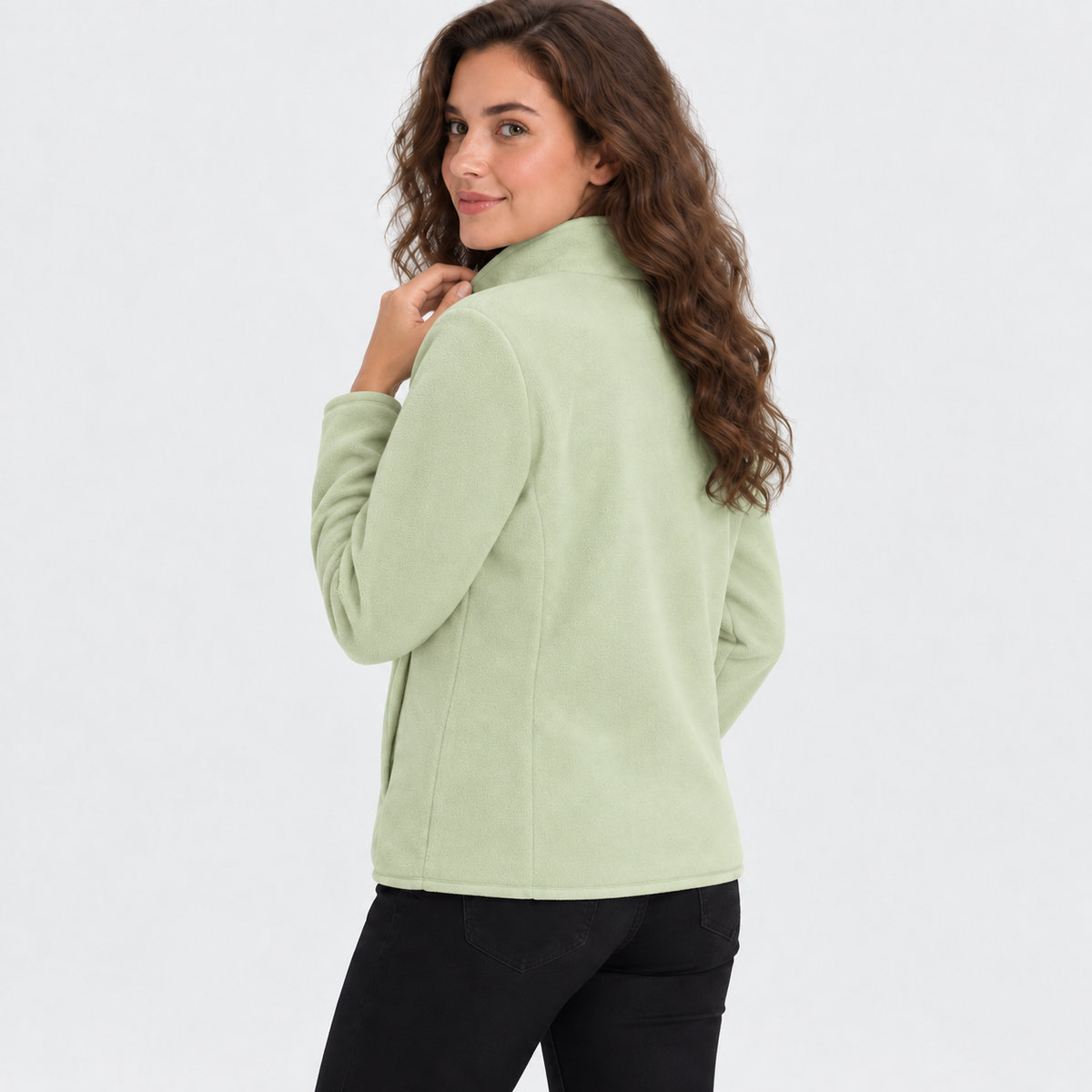 NAJAS | Women’s Fleece Jacket Double Layer Lined Warm Winter Outerwear