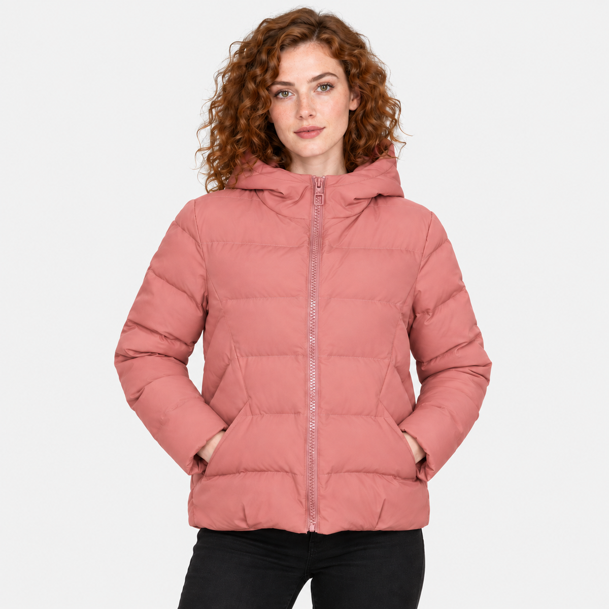 NAJAS | Women’s Short Cotton Coat Loose Fit Korean Style Outerwear