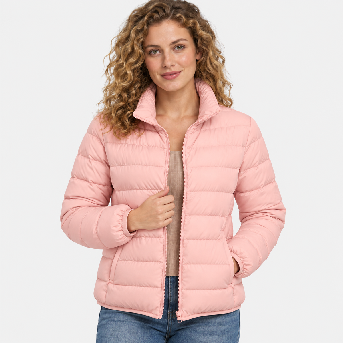 NAJAS | Women’s Puffer Jacket Slim Fit Warm Winter Korean Style Coat