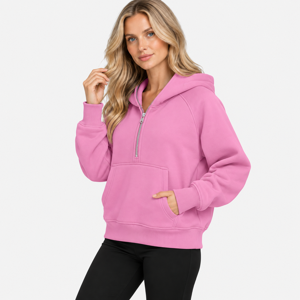 NAJAS | Men’s Hooded Sweater Warm Zip Pullover Casual Hoodie