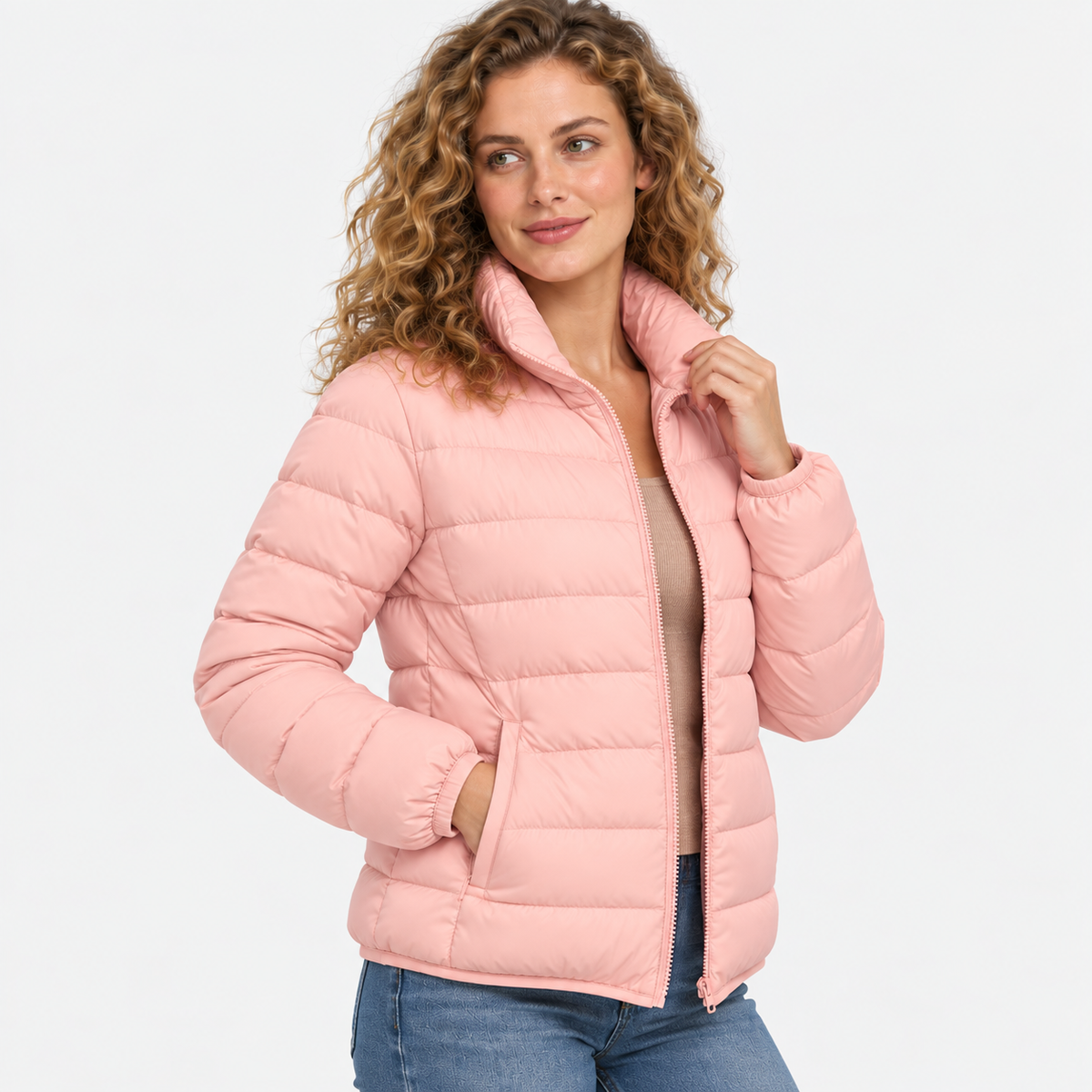 NAJAS | Women’s Puffer Jacket Slim Fit Warm Winter Korean Style Coat