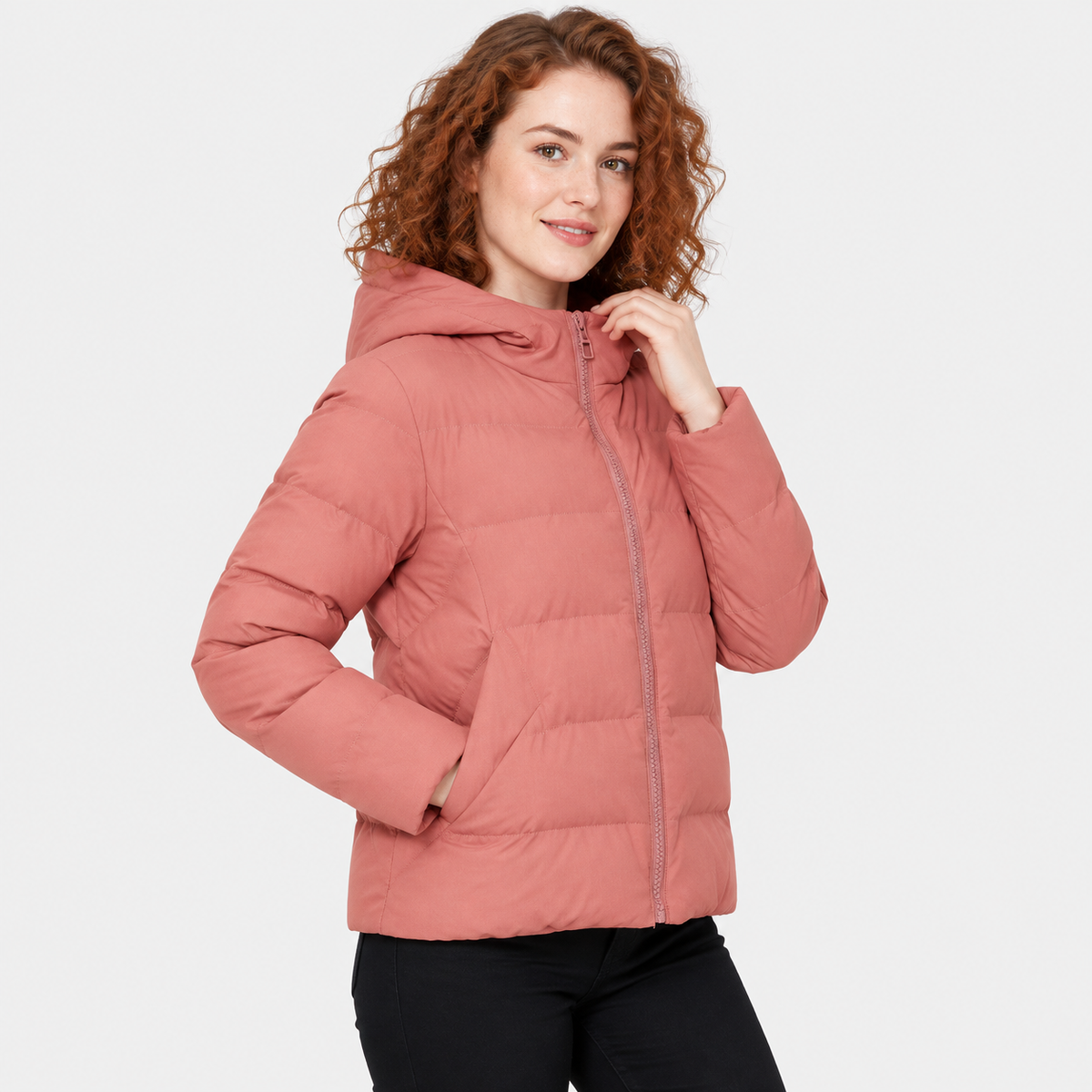 NAJAS | Women’s Short Cotton Coat Loose Fit Korean Style Outerwear