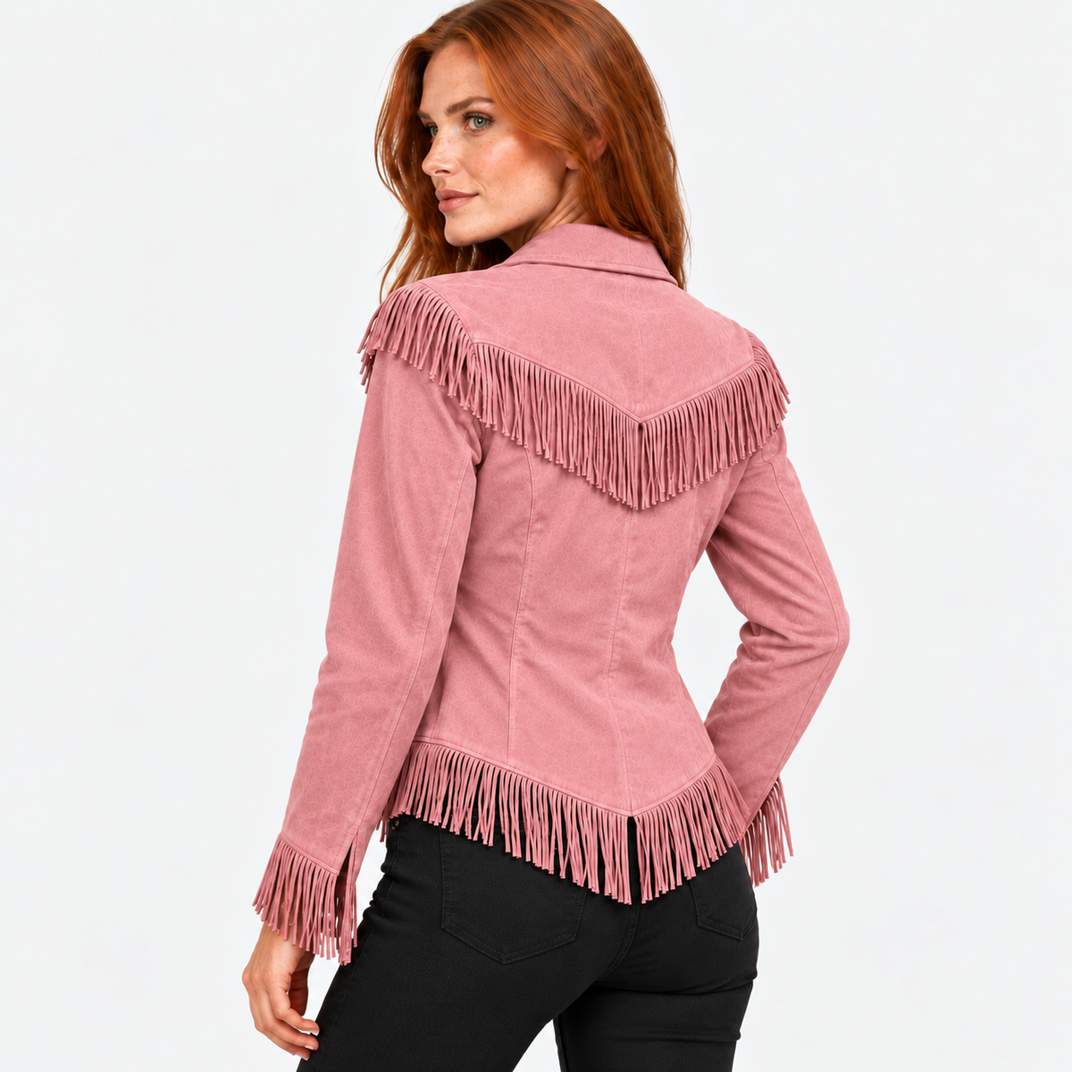 NAJAS | Women’s Vintage Tassel Jacket Slim Fit Fashion Coat