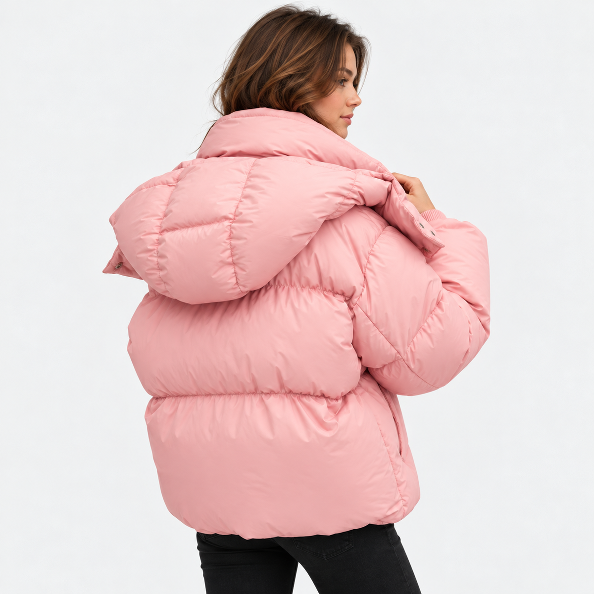 NAJAS | Women's Warm Hooded Puffer Jacket for Cold Weather